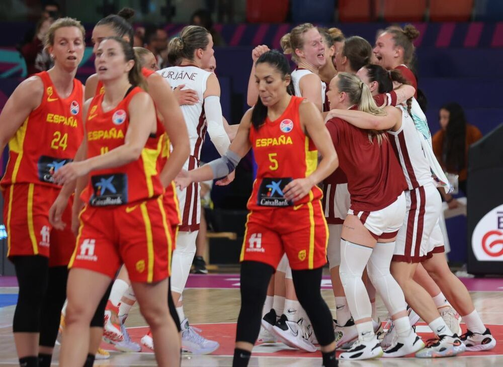 Espa A Cae Ante Letonia En Su Debut Del Eurobasket Femenino Todas Las