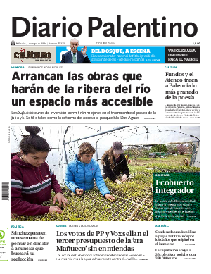 Portada Diario Palentino