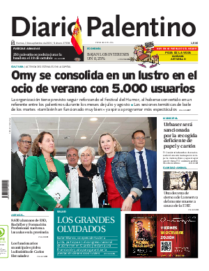 Portada Diario Palentino