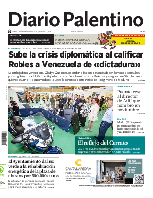 Portada Diario Palentino