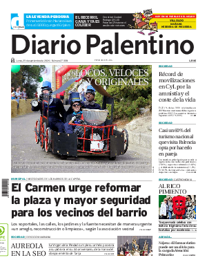 Portada Diario Palentino