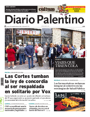 Portada Diario Palentino