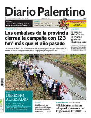 Portada Diario Palentino