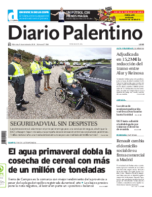 Portada Diario Palentino