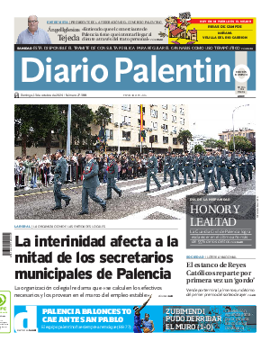 Portada Diario Palentino