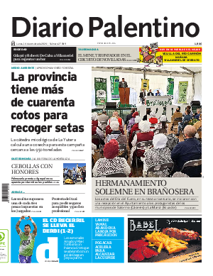 Portada Diario Palentino