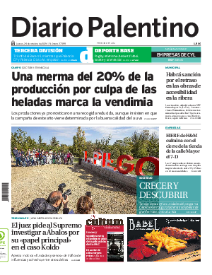 Portada Diario Palentino