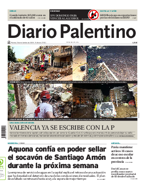 Portada Diario Palentino