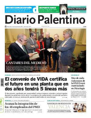 Portada Diario Palentino