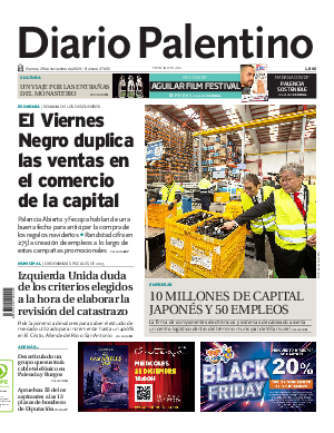 Portada Diario Palentino