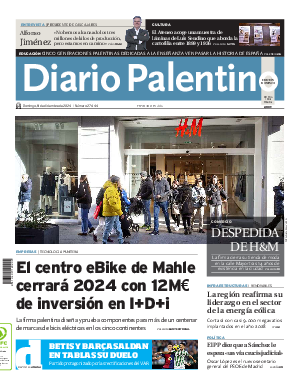 Portada Diario Palentino