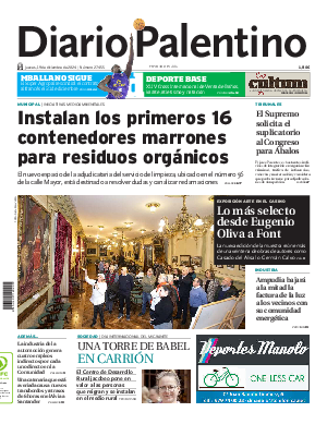 Portada Diario Palentino