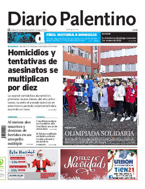 Portada Diario Palentino