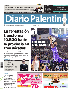 Portada Diario Palentino