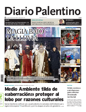 Portada Diario Palentino