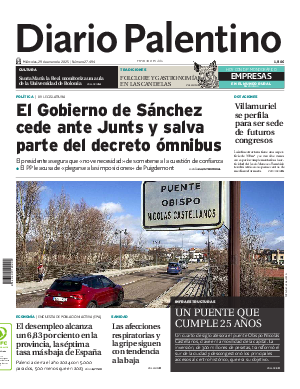 Portada Diario Palentino