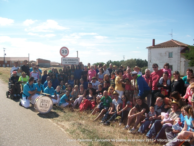 Cuando en Villorquite de Herrera se disponen a vivir la fiesta lo hacen con todas las consecuencias: unidos, con charanga para que no falte la música y con los brazos abiertos a los visitantes.  / VILLORQUITE DE HERRERA