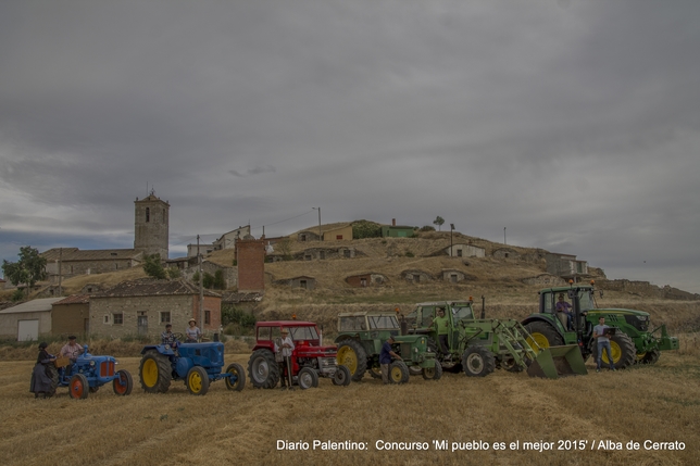 Alba de Cerrato: El antes y el después. Foto: Alberto Mélida Infante.  / ALBA DE CERRATO