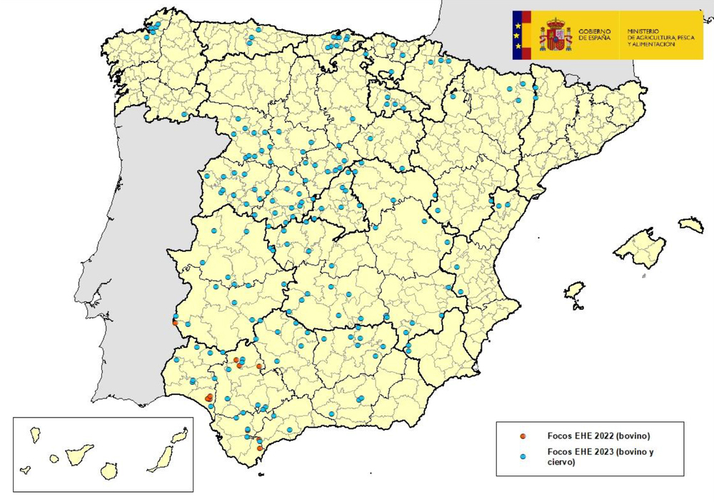 Vetado el movimiento de ganado a Europa en toda la península