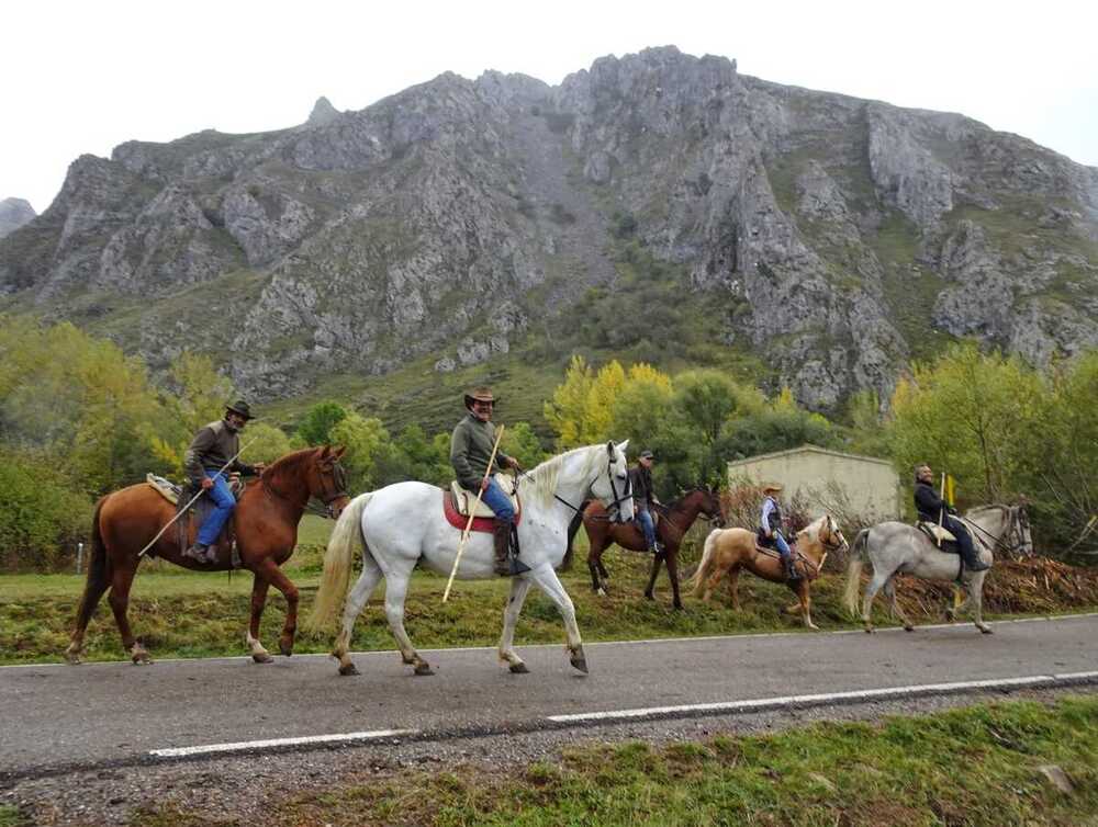 Los equinos toman La Pernía por un día