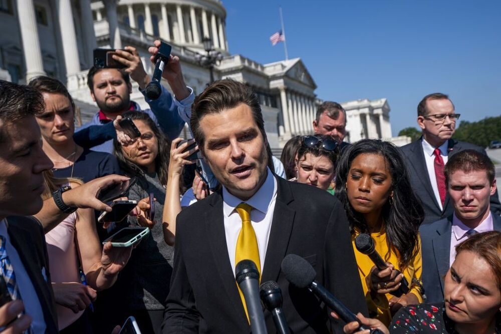 El representante republicano por Florida Matt Gaetz