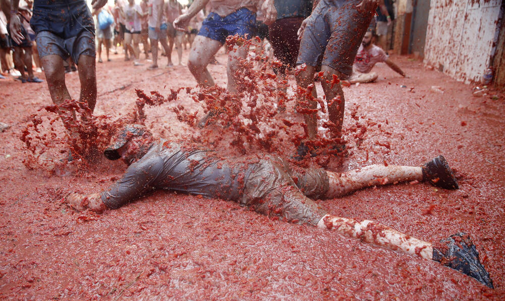 Tomatina de Buñol  / MIGUEL ANGEL POLO