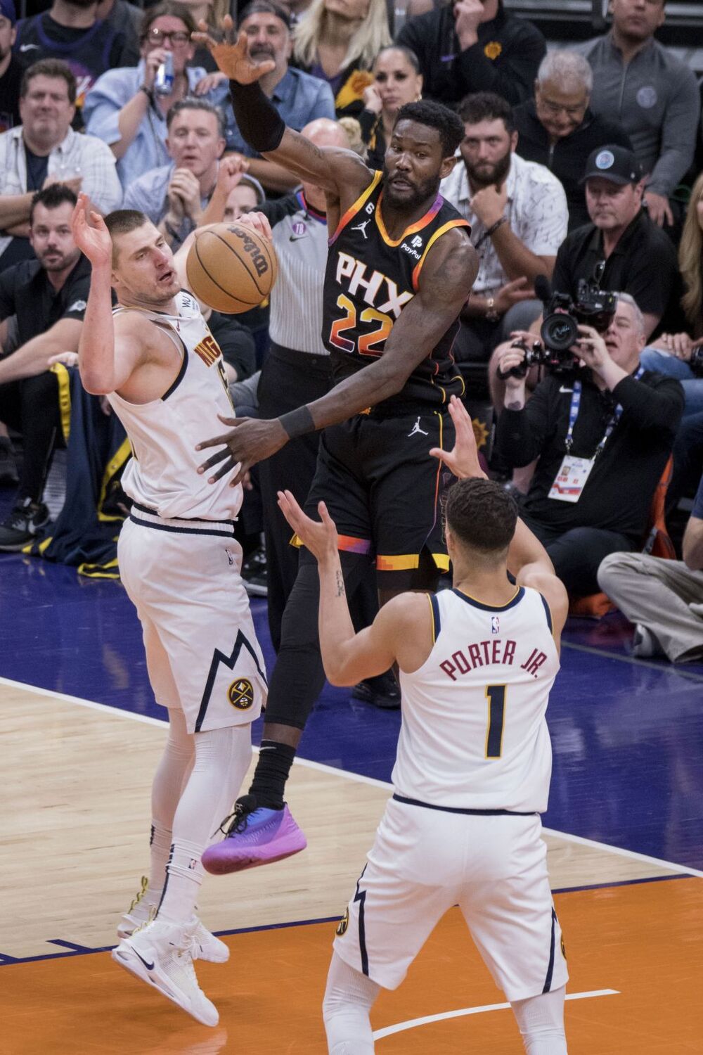 NBA Playoffs - Denver Nuggets at Phoenix Suns  / RICK D'ELIA