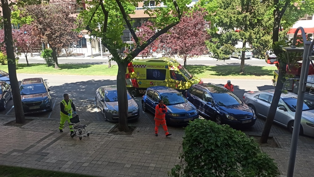 Incendio en la avenida de Manuel Rivera