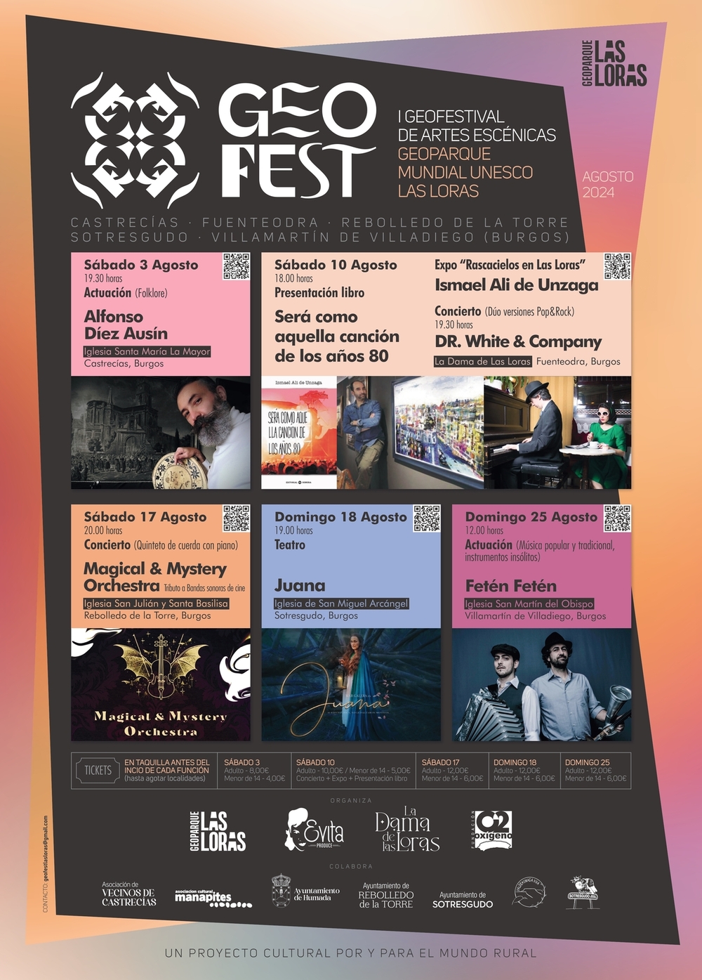 Geo Fest: el festival de artes escénicas que llega a Las Loras