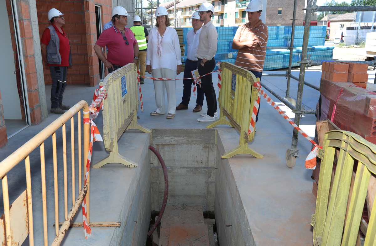 Visita a las obras del futuro Parque de Bomberos de Saldaña(Palencia)  / ICAL