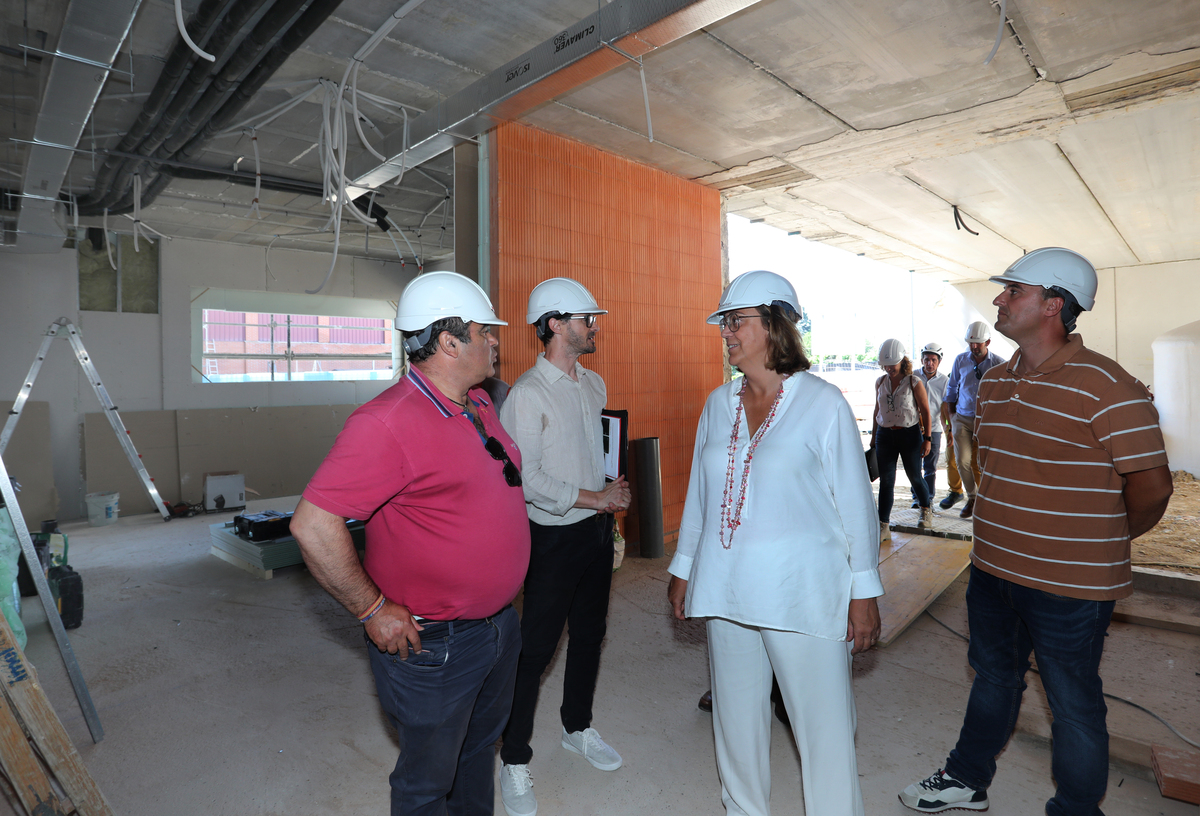 Visita a las obras del futuro Parque de Bomberos de Saldaña(Palencia)  / ICAL