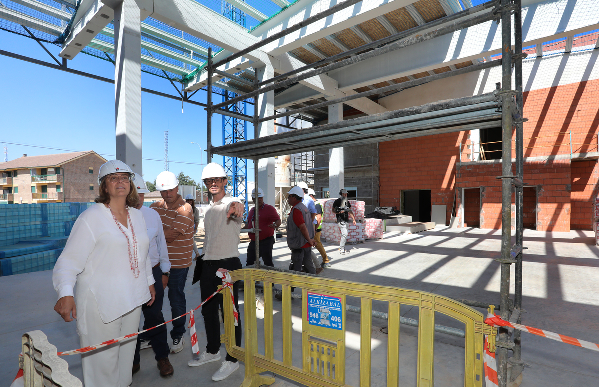 Visita a las obras del futuro Parque de Bomberos de Saldaña(Palencia)  / ICAL