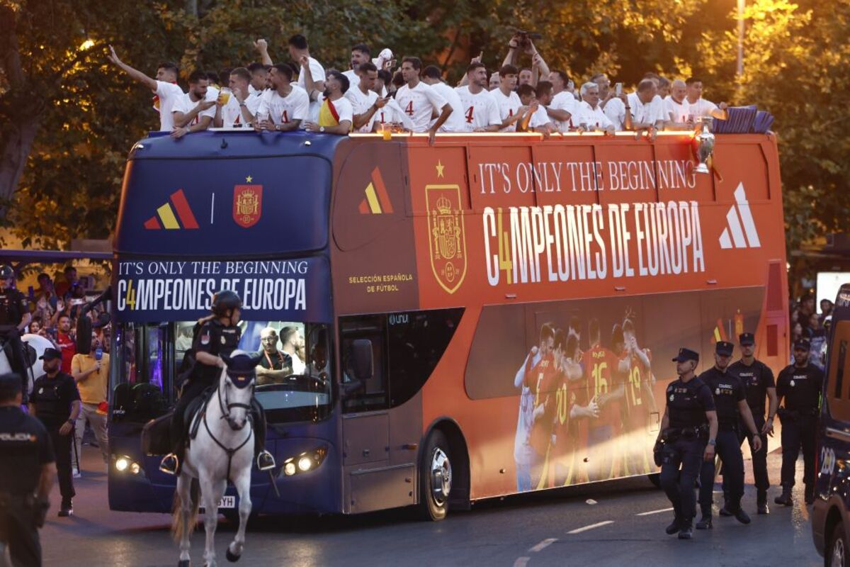 Celebración de la selección española en Madrid  / SERGIO PÉREZ