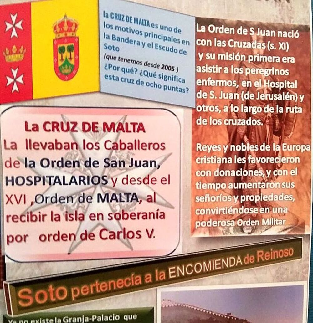 La cruz de Malta en el escudo de Soto de Cerrato