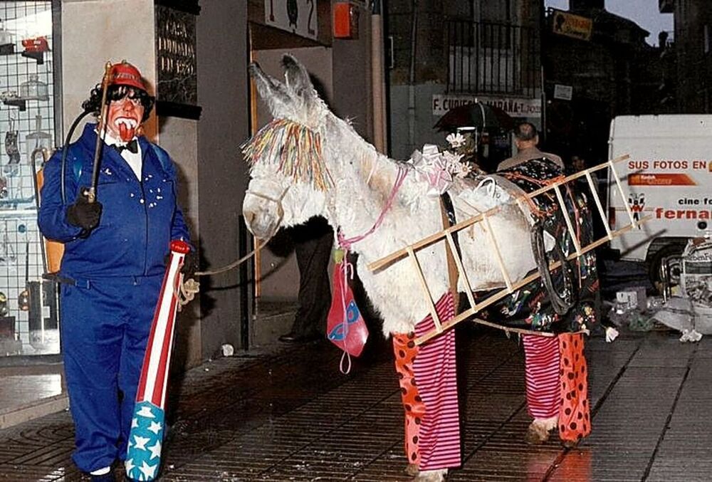 Casi todos los años sacaban un burro