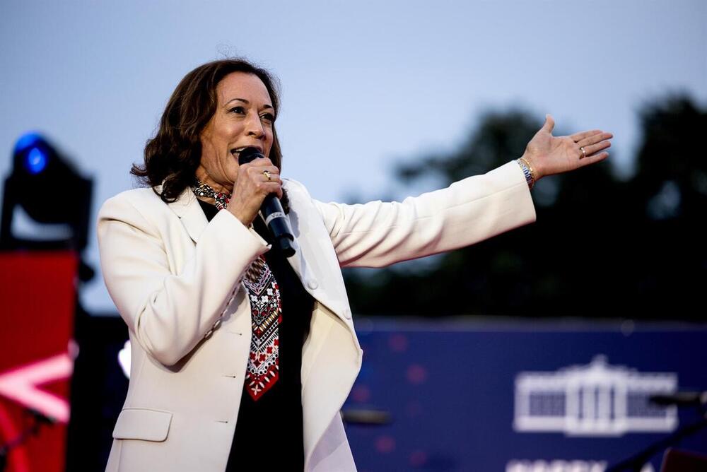 La vicepresidenta de EEUU, Kamala Harris