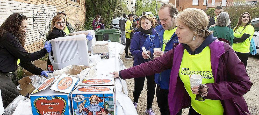 Aspanis saca músculo con 1.050 andarines solidarios 