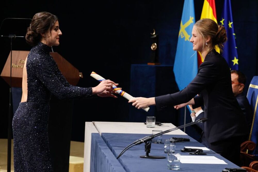 Leonor apela a la esperanza en los Princesa de Asturias