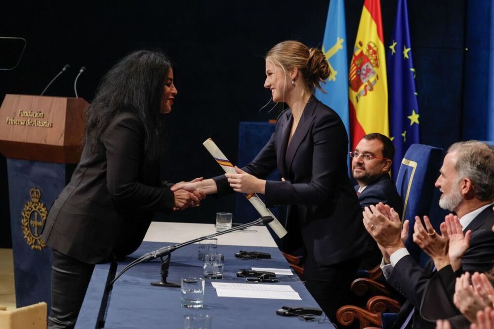 Leonor apela a la esperanza en los Princesa de Asturias