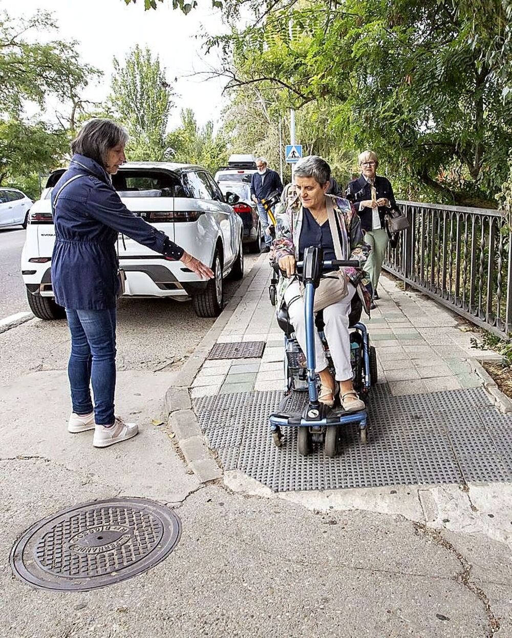 La «peor» acera de la ciudad