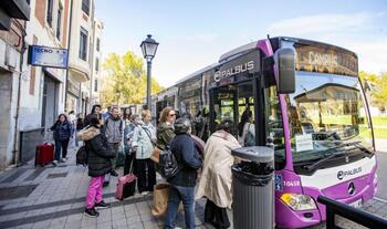 Un seguimiento de la huelga de transporte del 50%