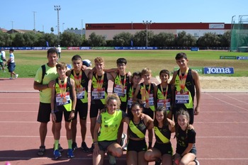 Cinco medallas para el Puentecillas en el Nacional sub14