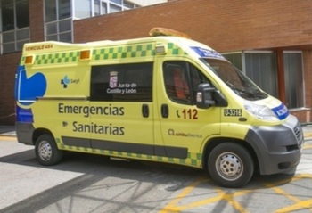 Un herido al volcar una furgoneta en Pisón de Castrejón