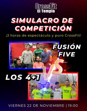 CrossFit El Templo celebra mañana un simulacro de competición