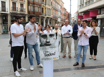 Palencia rinde homenaje a la memoria de Miguel Ángel Blanco