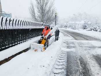 Nevadas a partir de 1.200 metros en Palencia