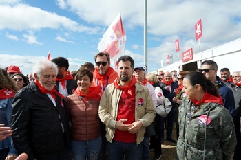 Redondo, Tudanca y Madrid, protagonistas del PSOE en Villalar