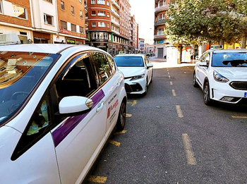 Protesta del taxi para pedir seguros asequibles y gasóleo