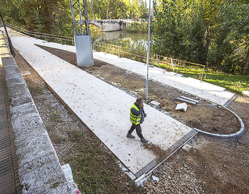 Habrá sanción por las obras de accesibilidad en la ribera