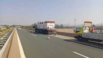 Reabierto el carril de la A-67 tras el accidente